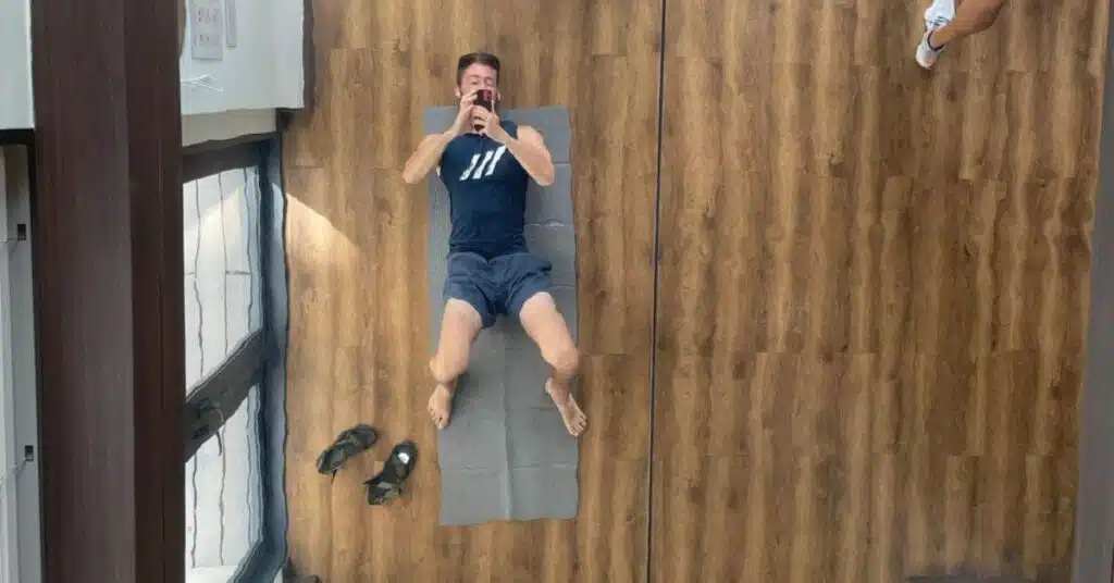 Hua Hin: Me During a workout at the gym