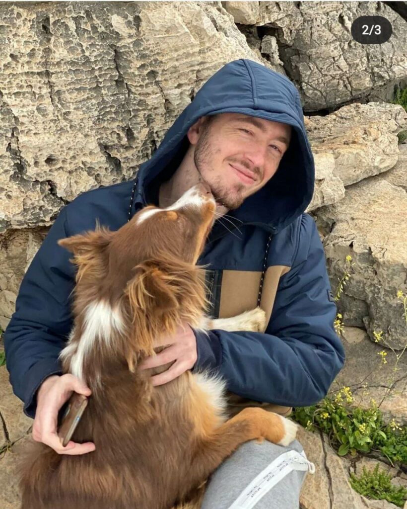 Me and a dog