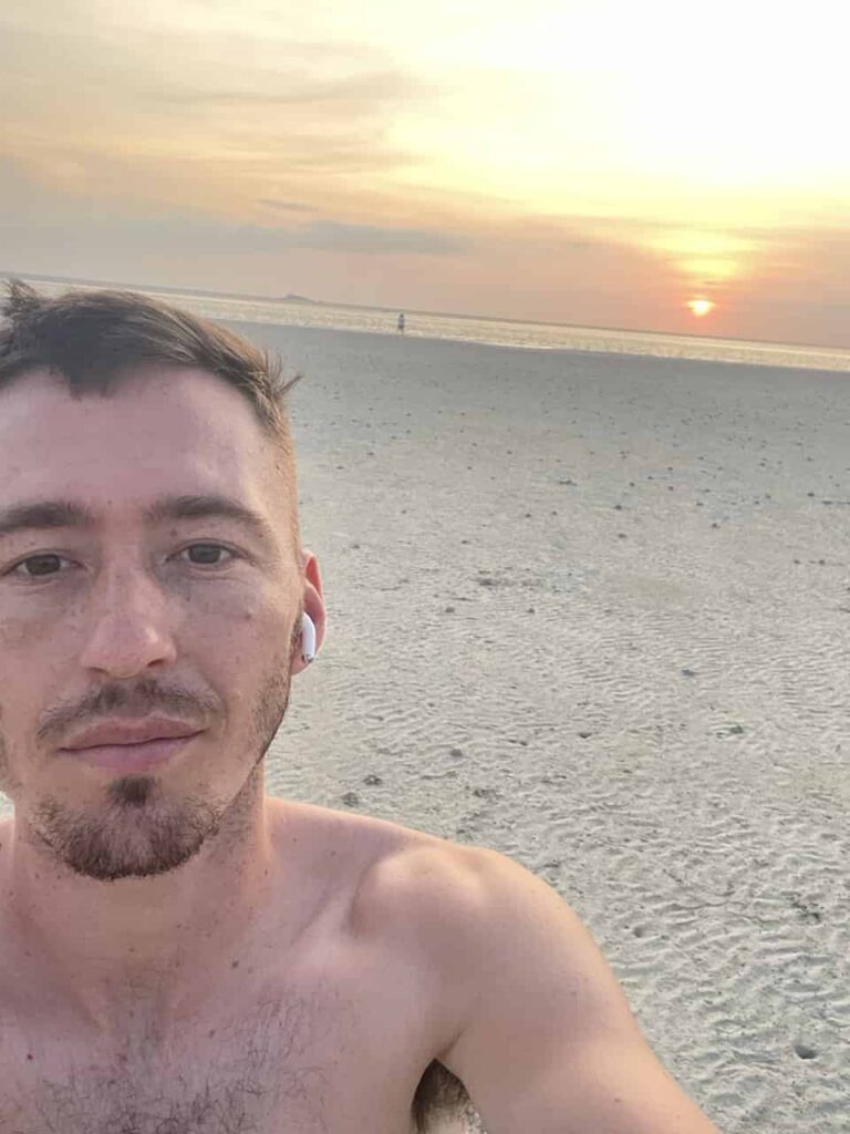 Working from the beach:
